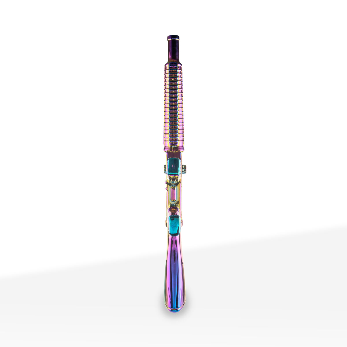 Novelty | Assault Riffle Water Pipe | 24" - Glass - Rainbow - Biohazard Inc