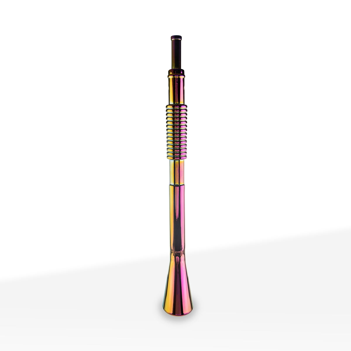 Novelty | Shotgun Water Pipe | 26" - Glass - Rainbow - Biohazard Inc