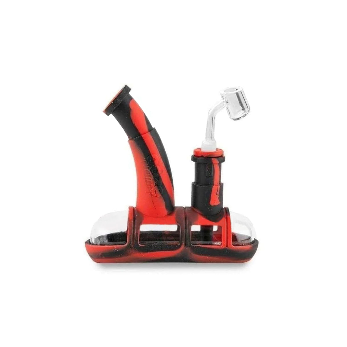 OOZE® | Steamboat Silicone Bubbler Dab Rig Combo | Silicone - Various Colors