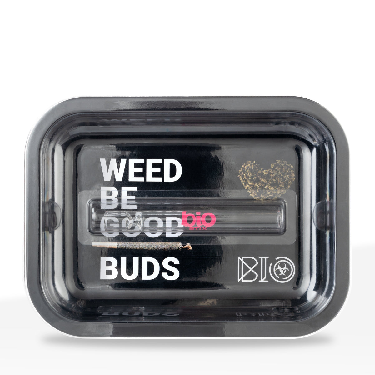 Biohazard Inc | Rolling Tray + BIOSTIX Bundle | Style 1 - Weed Be Good