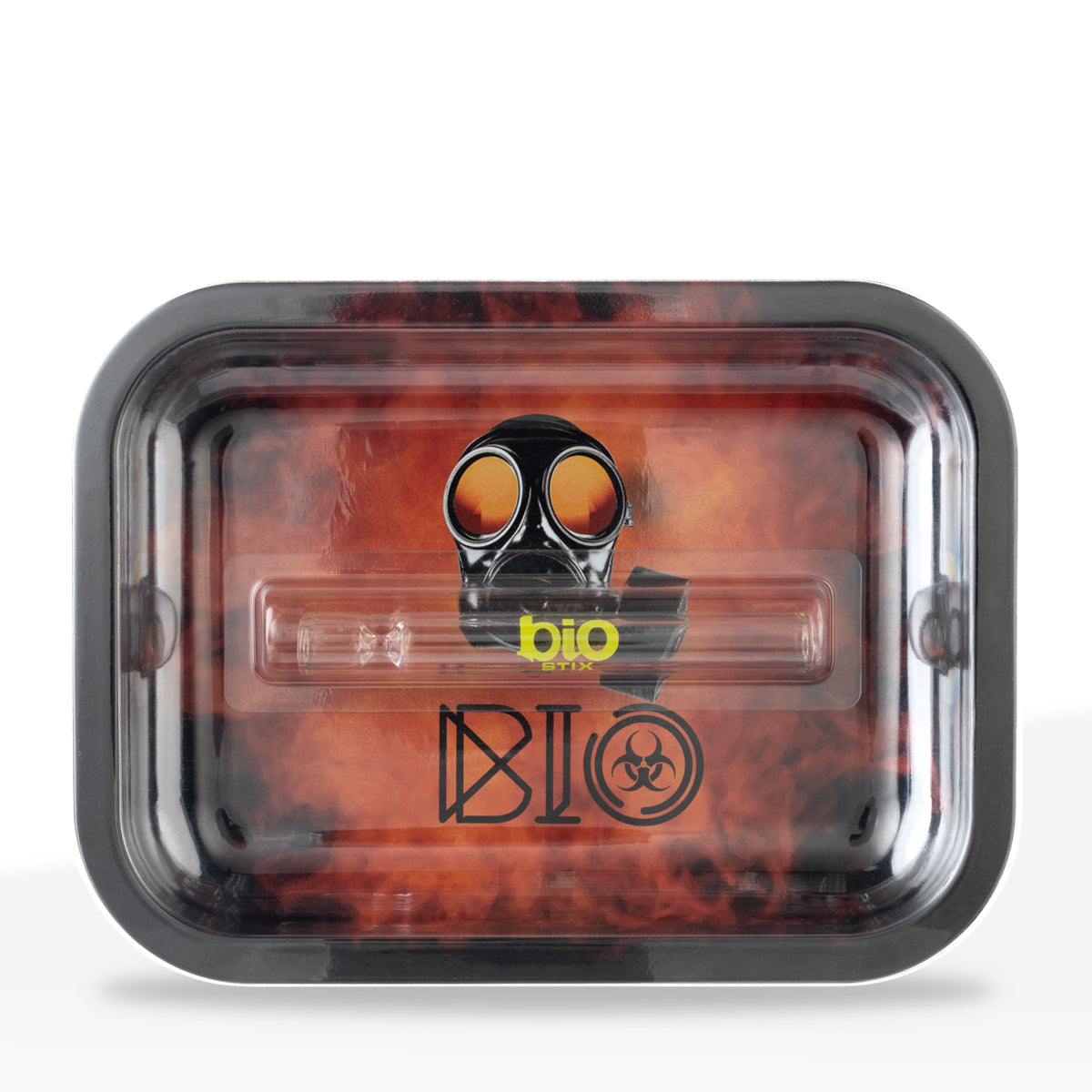 Biohazard Inc | Rolling Tray + BIO Stix Bundle | Style 2 - Gas Mask