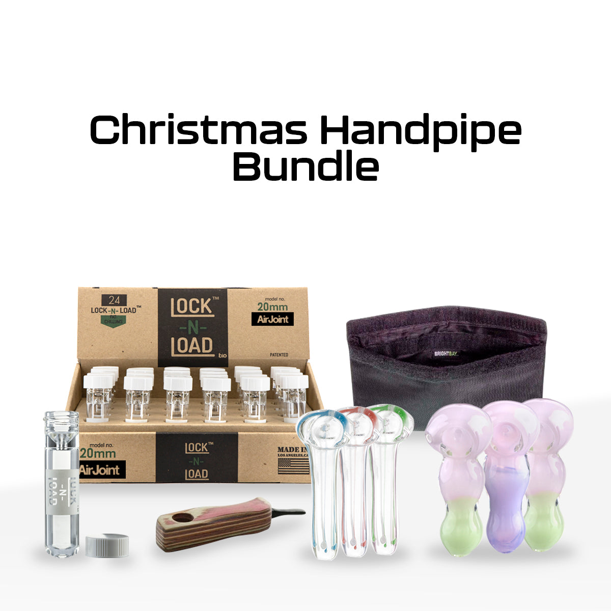 Biohazard Inc | 2025 Christmas Handpipe Bundle - Biohazard Inc. - Lock-N-Load AirJoint - BrightBay
