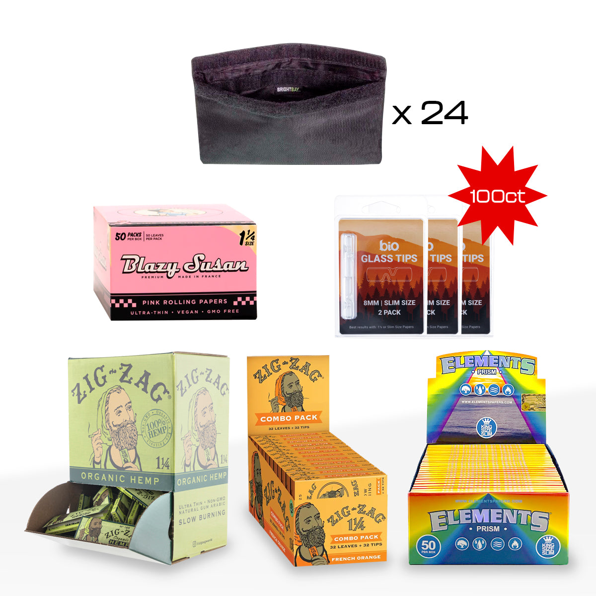 Biohazard Inc | 2025 Christmas Rolling Paper Bundle | Version B