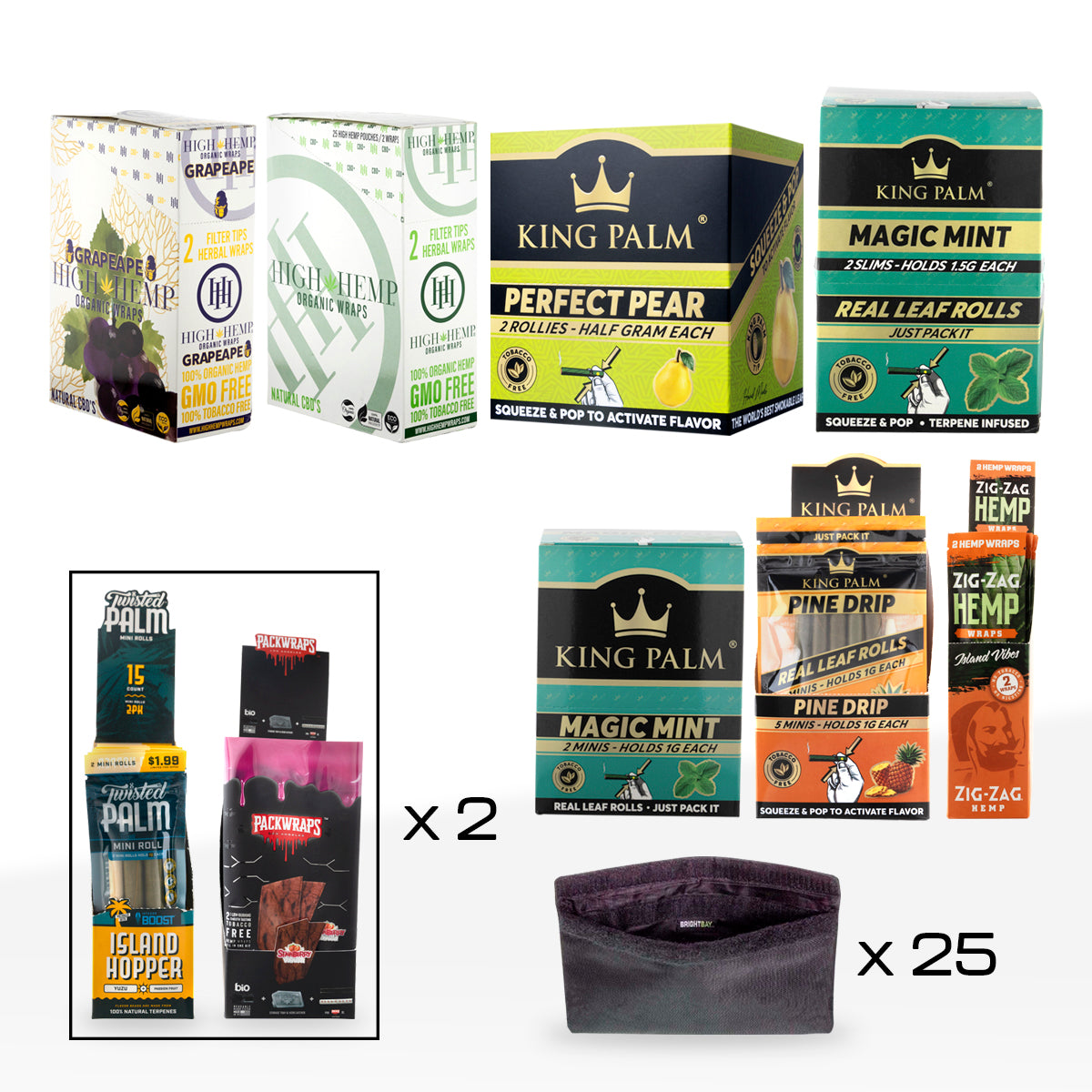 Biohazard Inc | 2025 Christmas Blunt Wrap Bundle