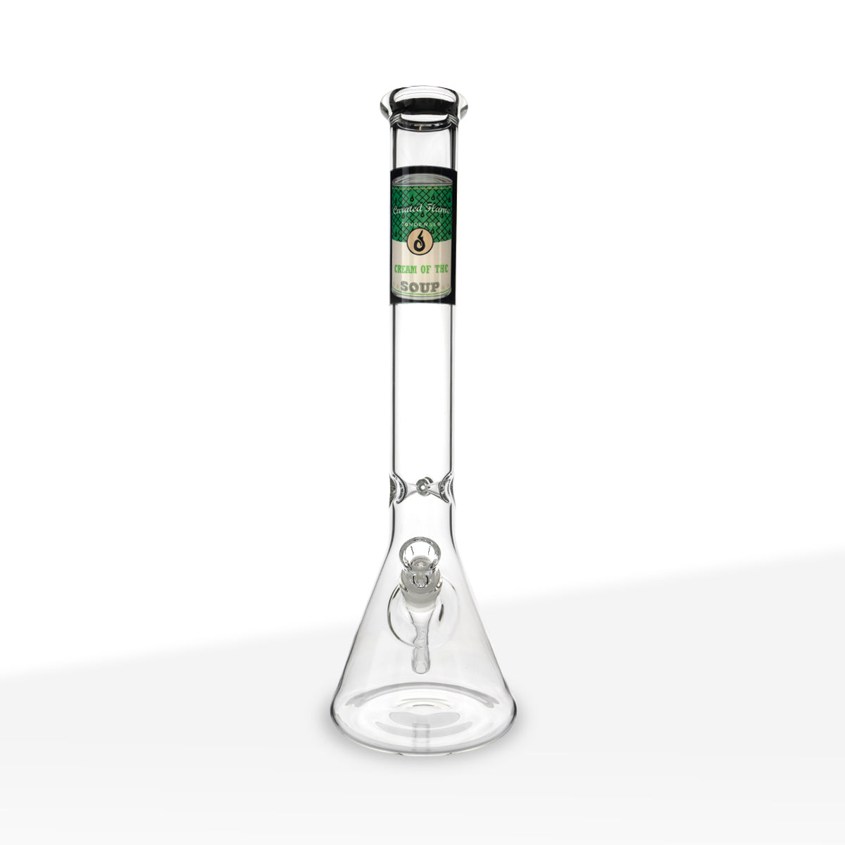 Private Label | Custom Classic Beaker | 14mm - Clear Custom - Various Sizes