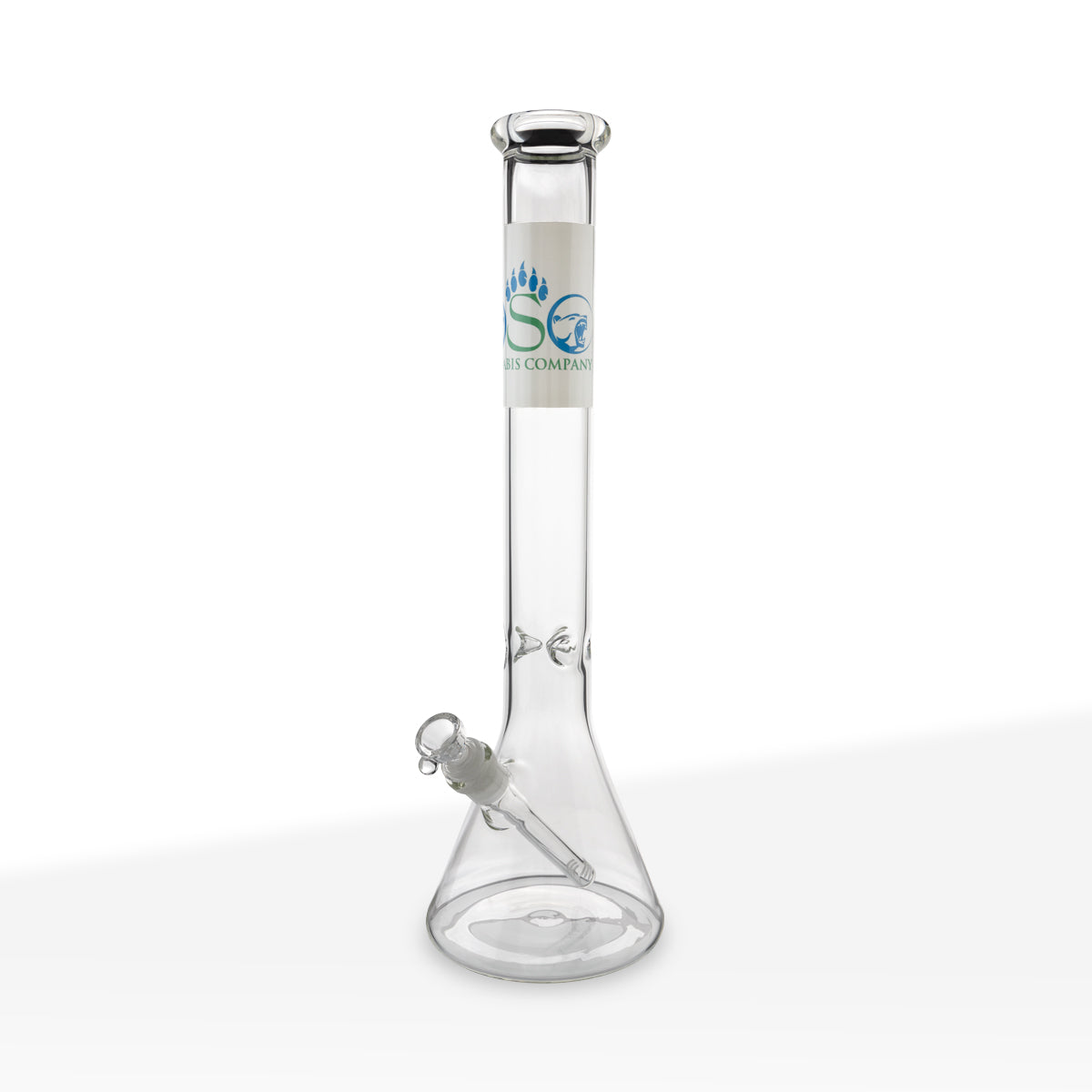 Private Label | Custom Classic Beaker | 14mm - Clear Custom - Various Sizes