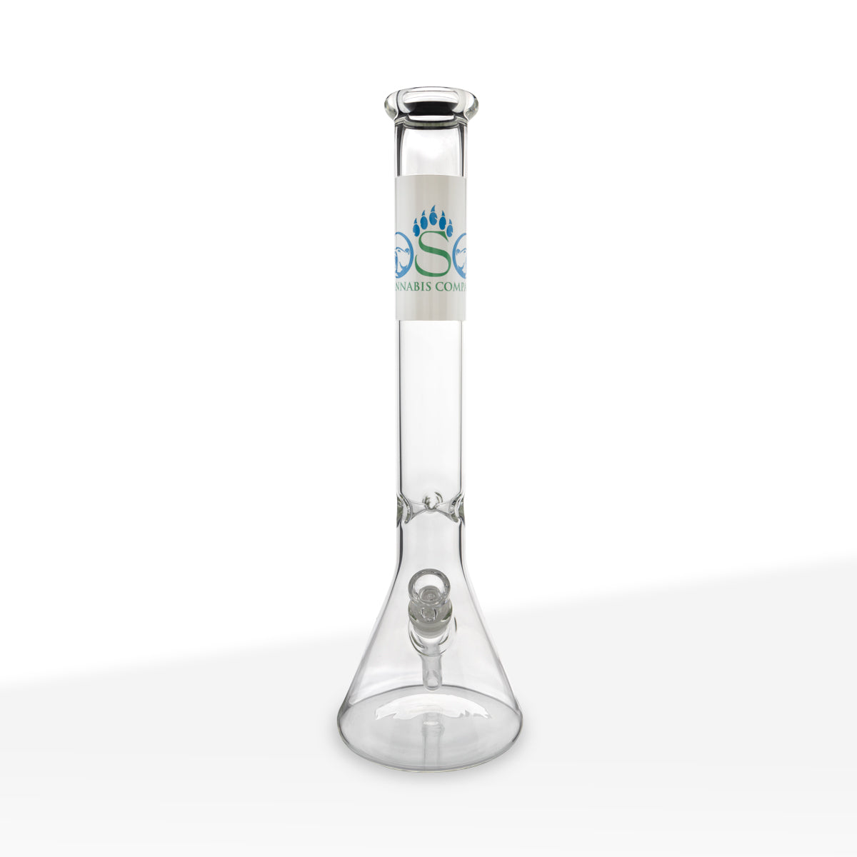 Private Label | Custom Classic Beaker | 14mm - Clear Custom - Various Sizes