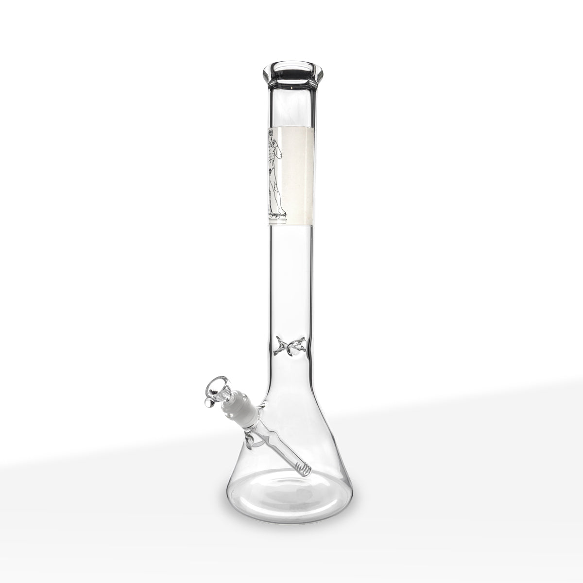 Private Label | Custom Classic Beaker | 14mm - Clear Custom - Various Sizes