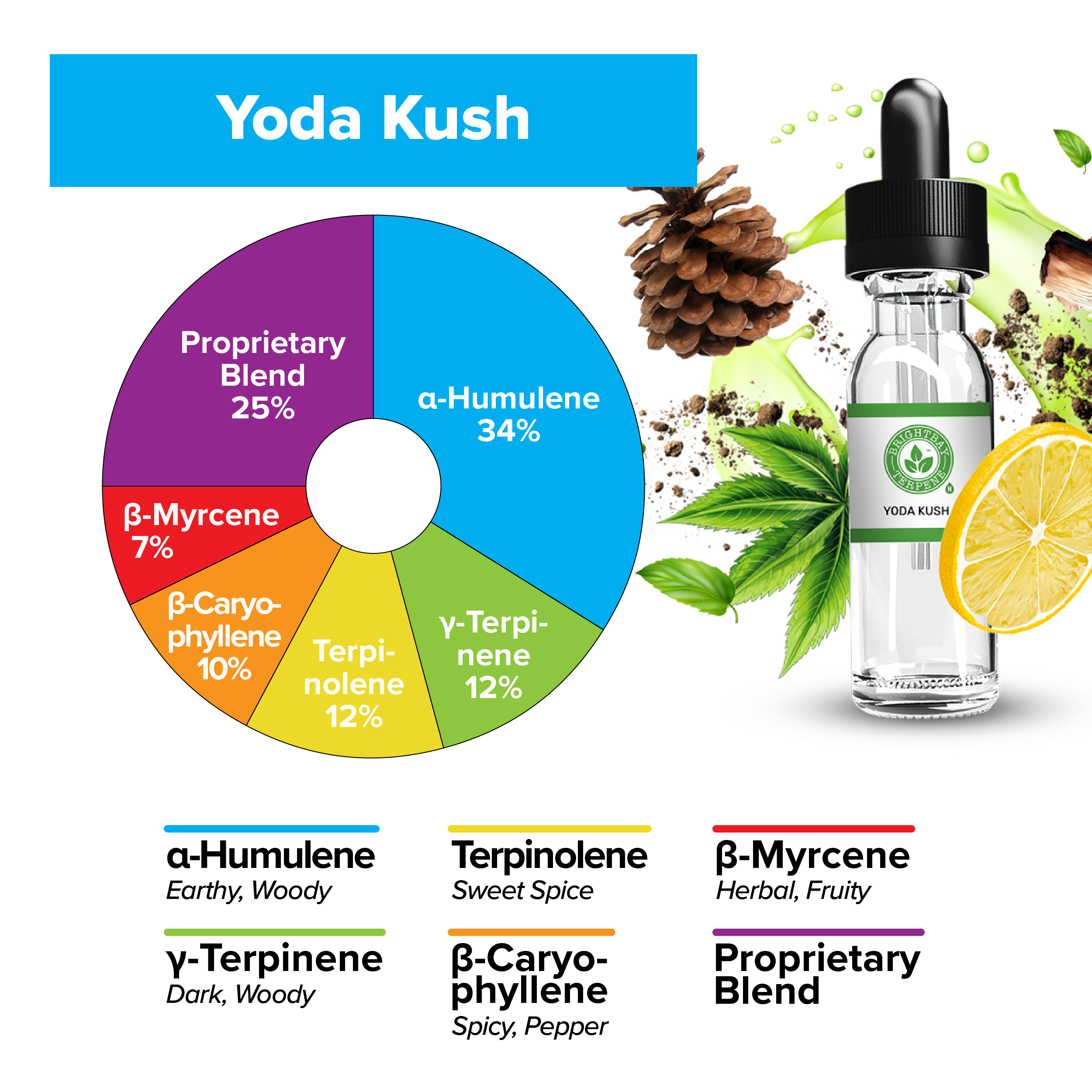BrightBay Terpenes | Yoda Kush | Indica - Various Sizes - Biohazard Inc