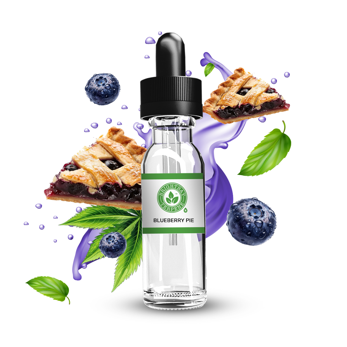 BrightBay Terpenes | Blueberry Pie | Hybrid - Biohazard Inc
