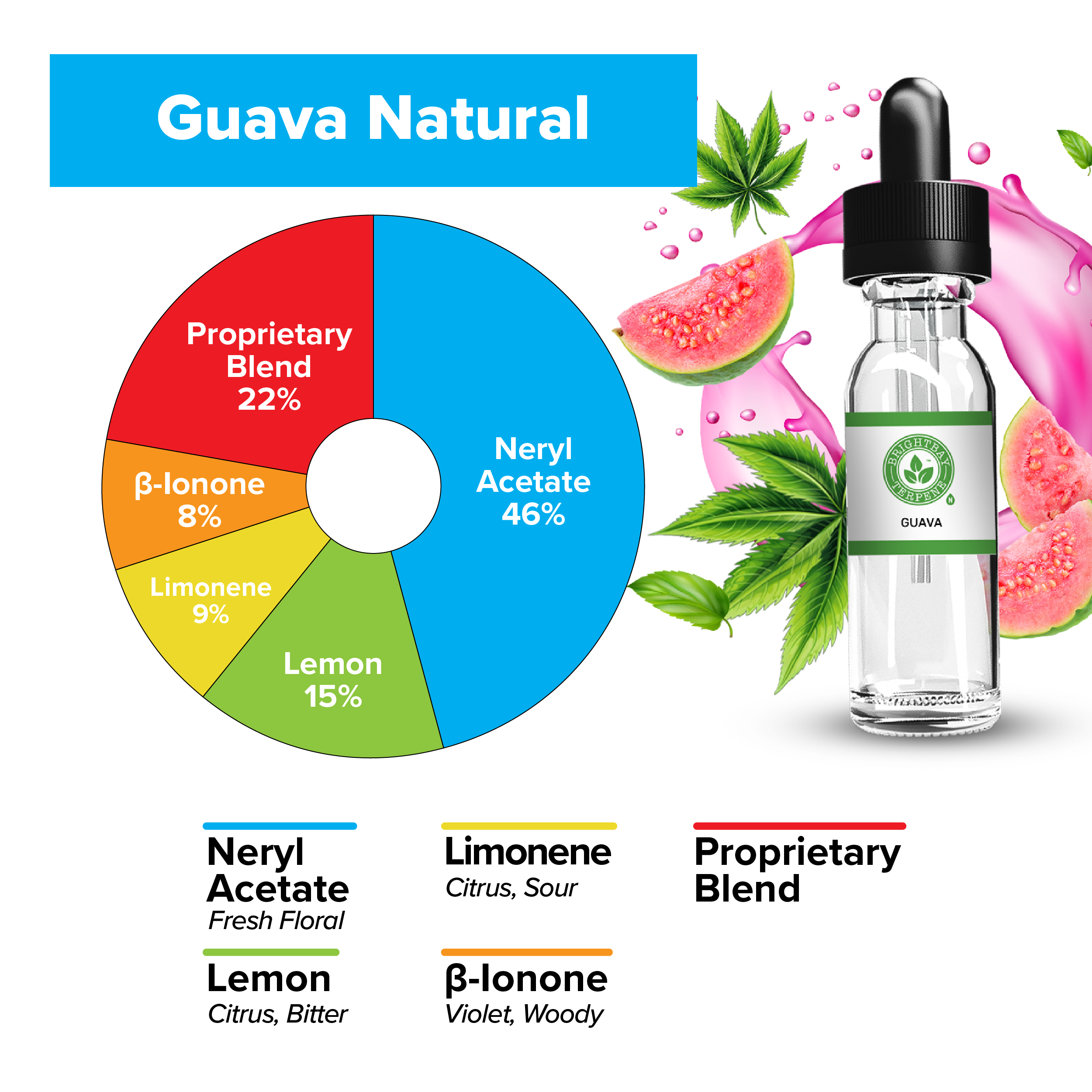BrightBay Terpenes | Guava | Natural Flavor - Biohazard Inc
