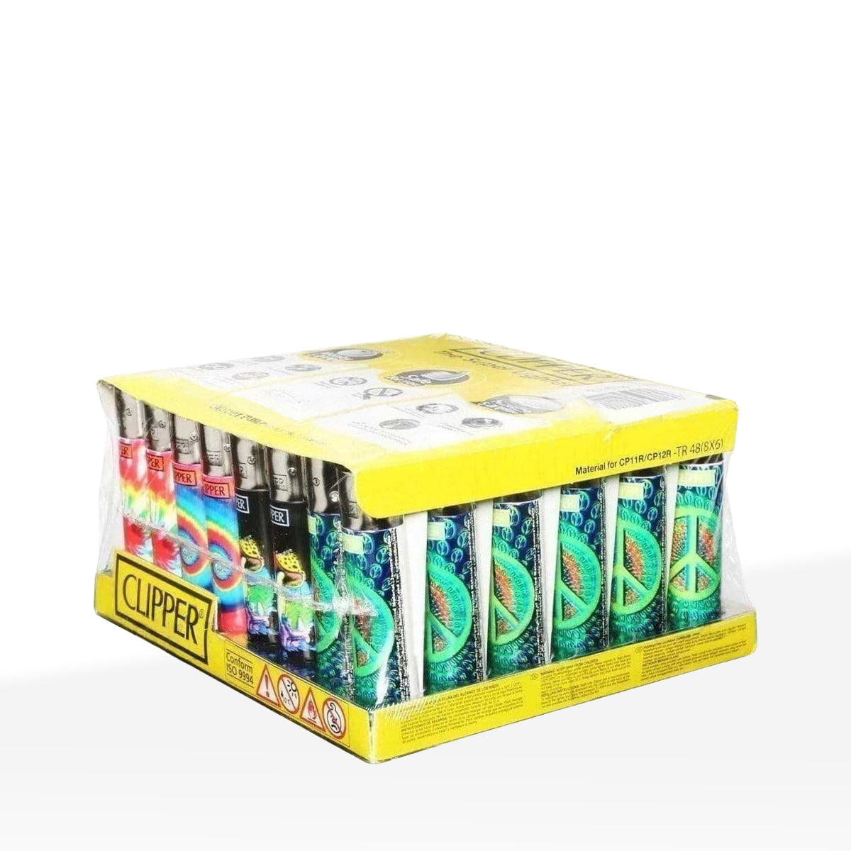 Clipper® Lighters | Tie Dye | 48 Count