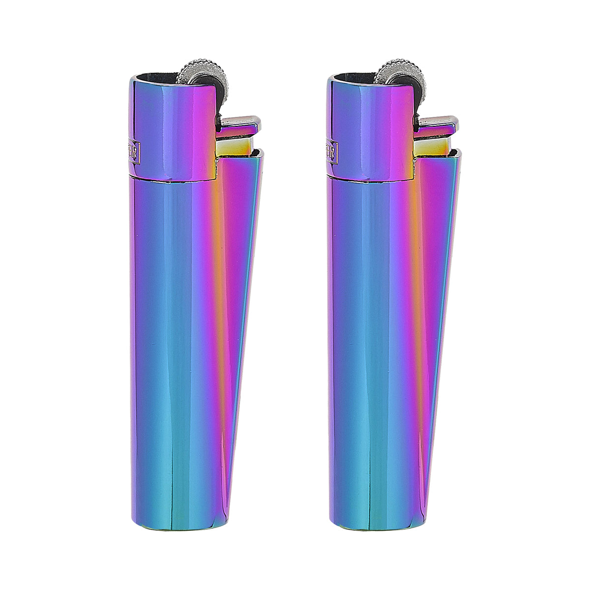 Clipper® Lighters | Metal Series - Icy | 12 Count