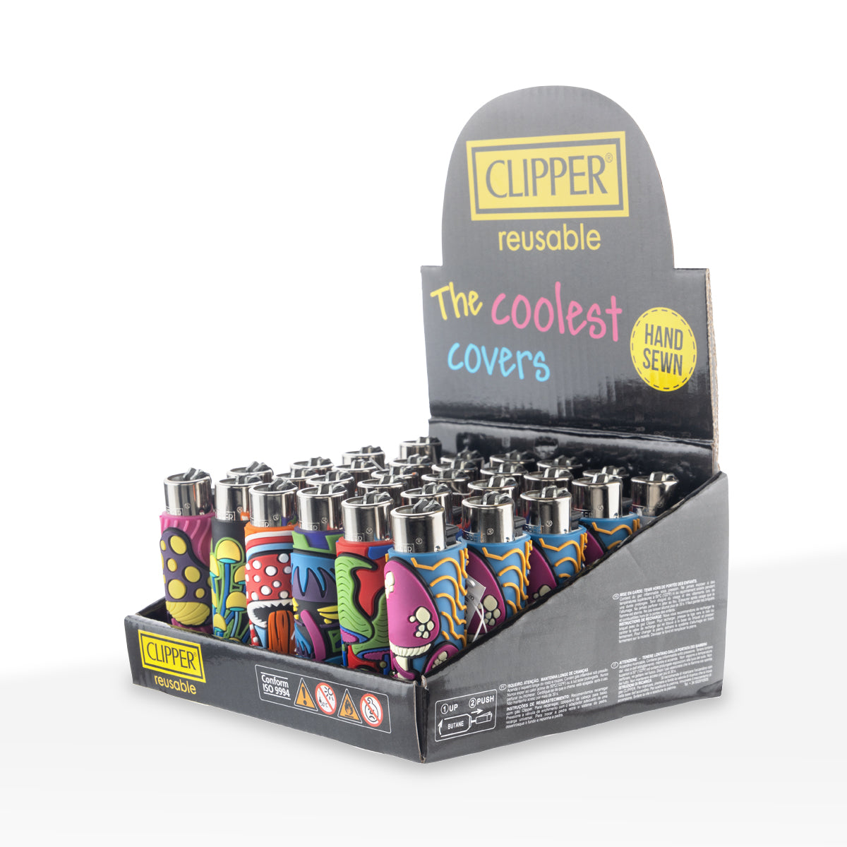 Clipper® | Pop Covers | Mushrooms | 30 Count