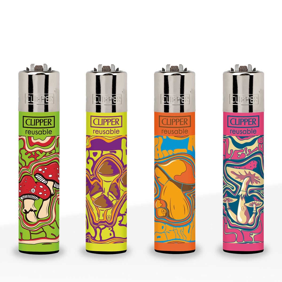 Clipper® | 'Retail Display' Mushroom Lighters | 48 Count