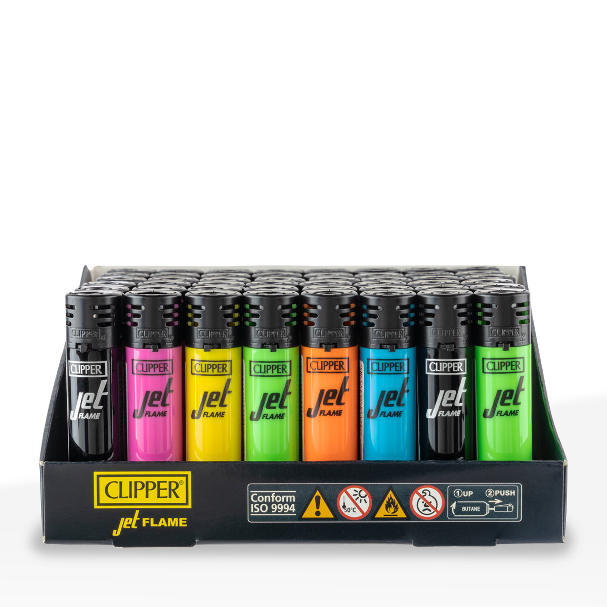 Clipper® Lighters | Solid Jet Flame | 48 Count - Biohazard Inc