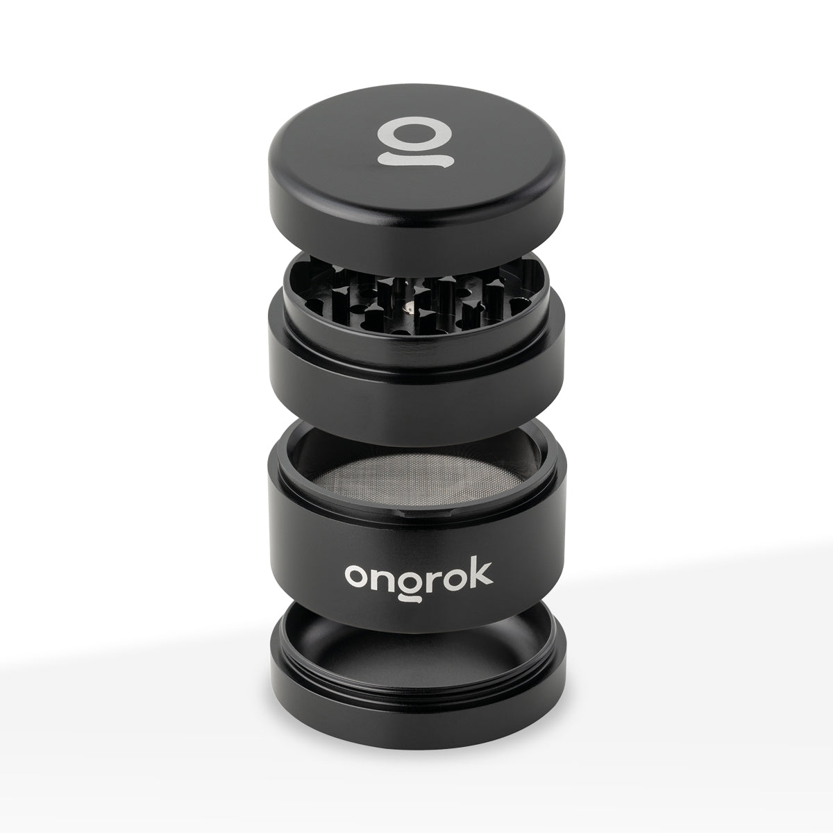 ONGROK Herb Grinder | 4 Piece EZ Grinder | 2.5" / 64mm - Aluminum