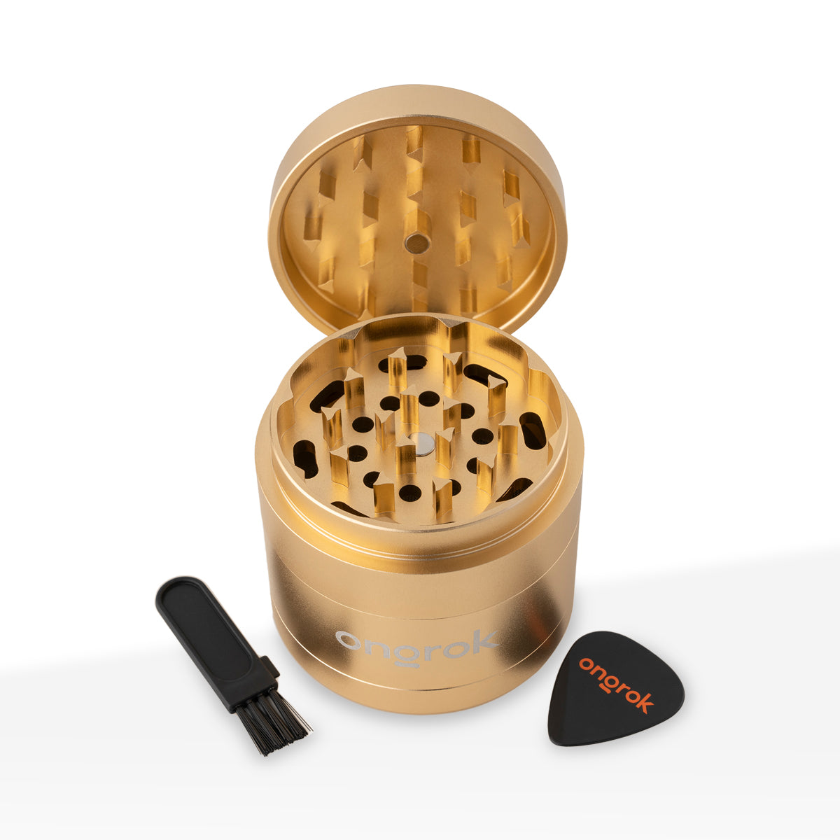 ONGROK Herb Grinder | 4 Piece EZ Grinder | 2.5" / 64mm - Aluminum