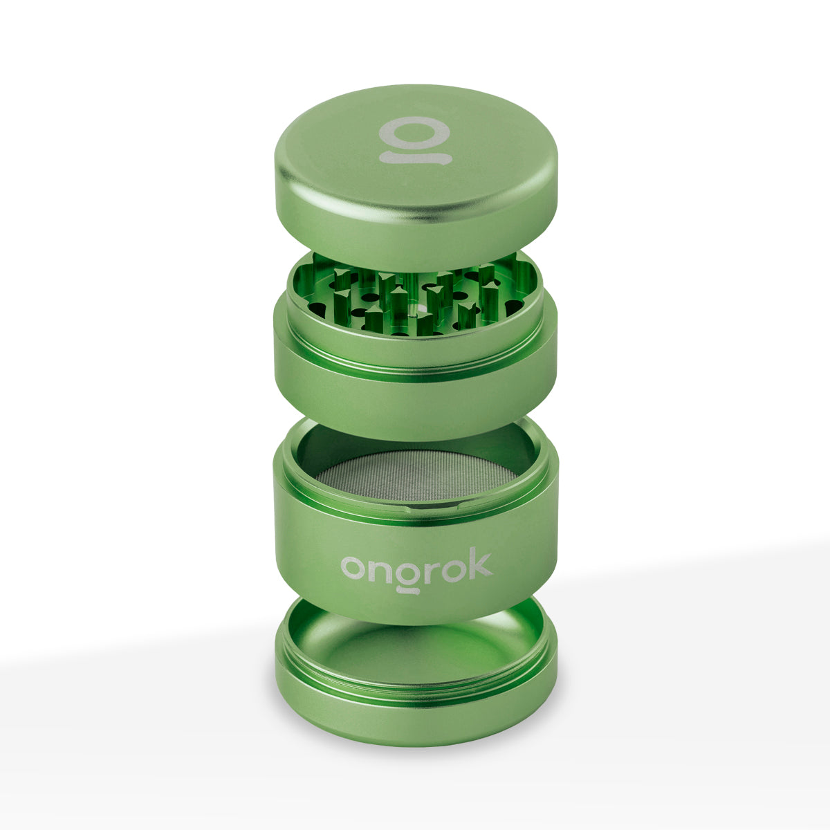 ONGROK Herb Grinder | 4 Piece EZ Grinder | 2.5" / 64mm - Aluminum