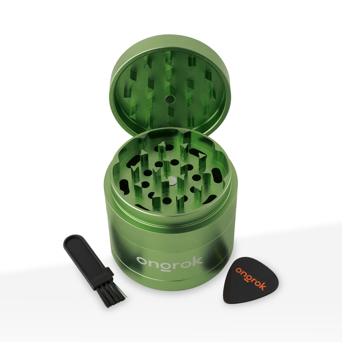 ONGROK Herb Grinder | 4 Piece EZ Grinder | 2.5" / 64mm - Aluminum