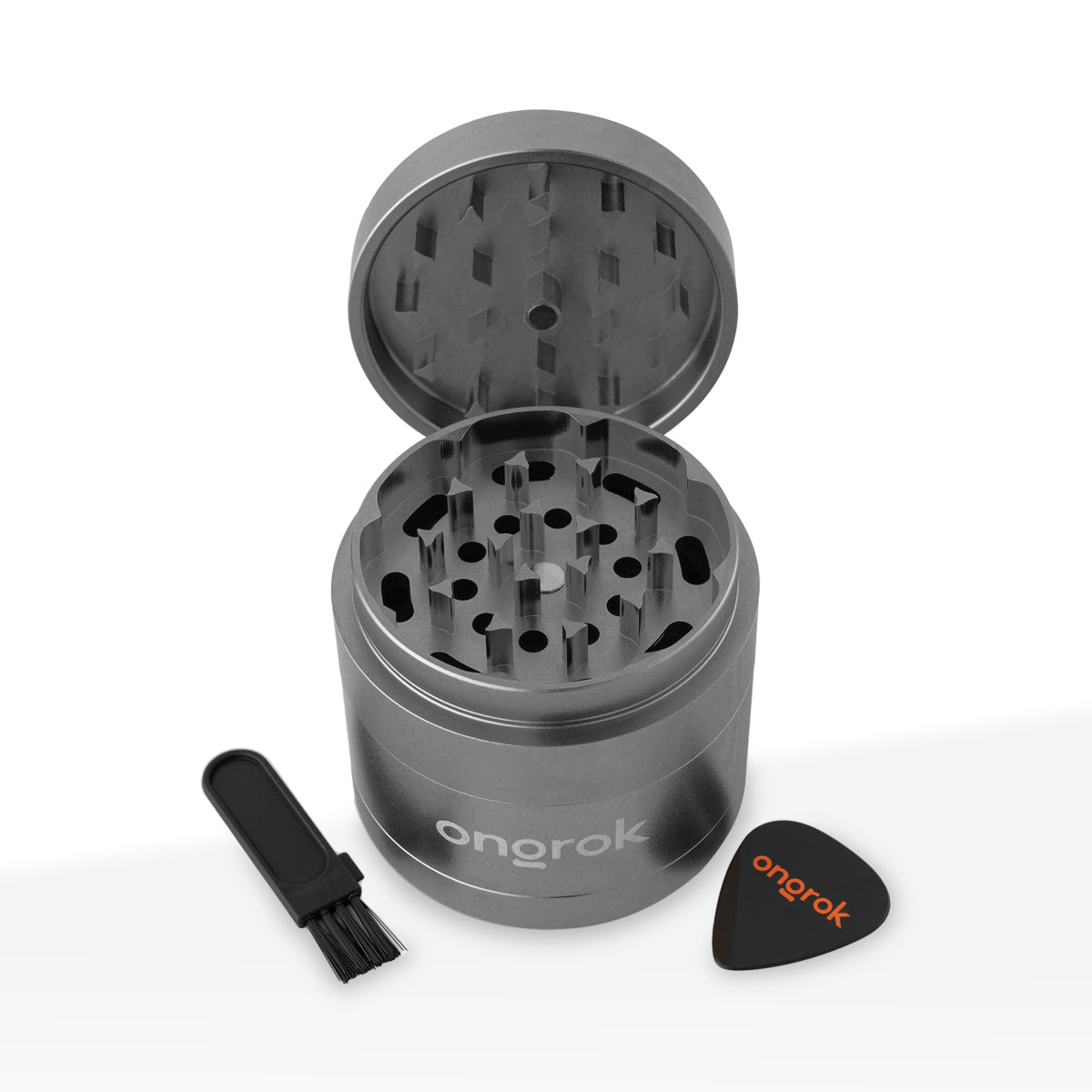 ONGROK Herb Grinder | 4 Piece EZ Grinder | 2.5" / 64mm - Aluminum
