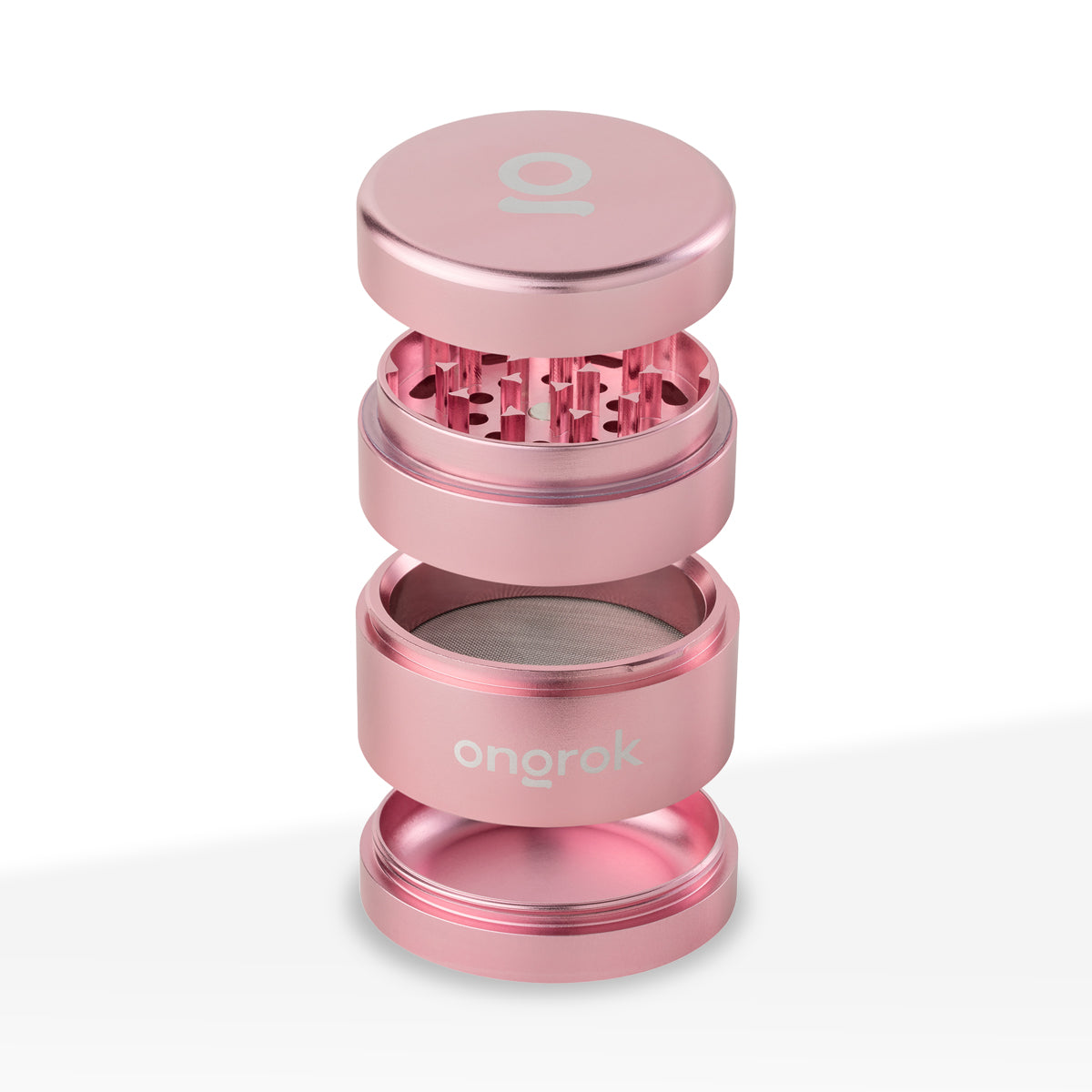 ONGROK Herb Grinder | 4 Piece EZ Grinder | 2.5" / 64mm - Aluminum