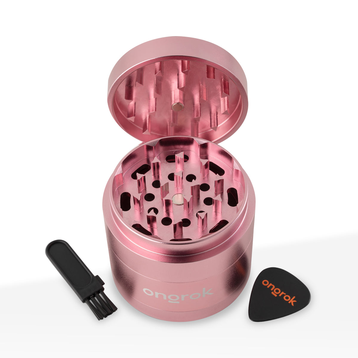 ONGROK Herb Grinder | 4 Piece EZ Grinder | 2.5" / 64mm - Aluminum