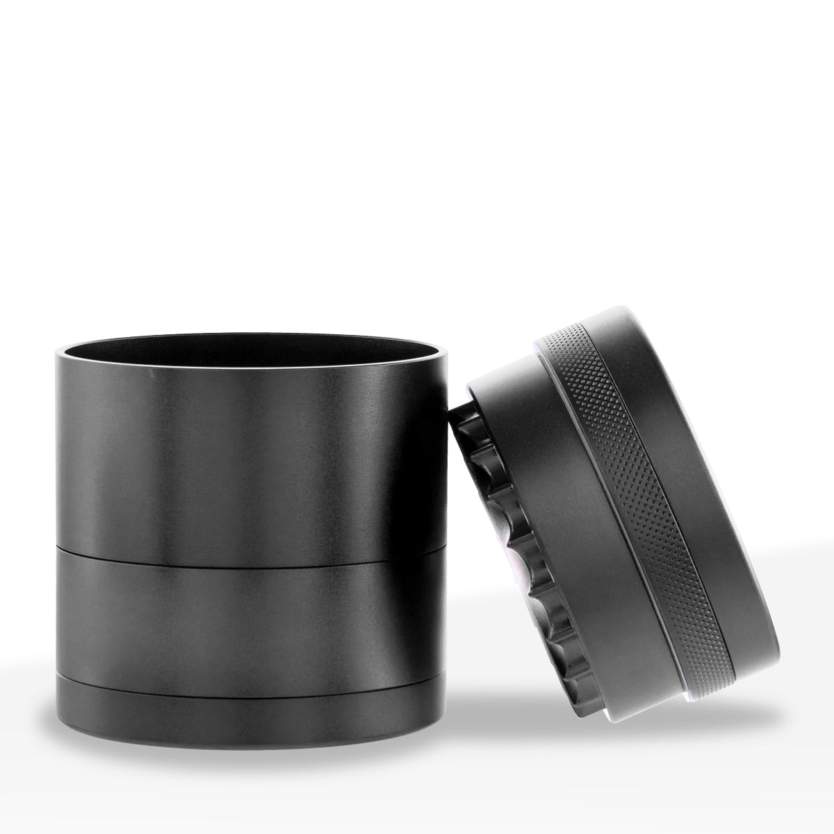 Herb Grinder | 5 Piece Wave Toothless | 2.5" / 63mm - Aluminum