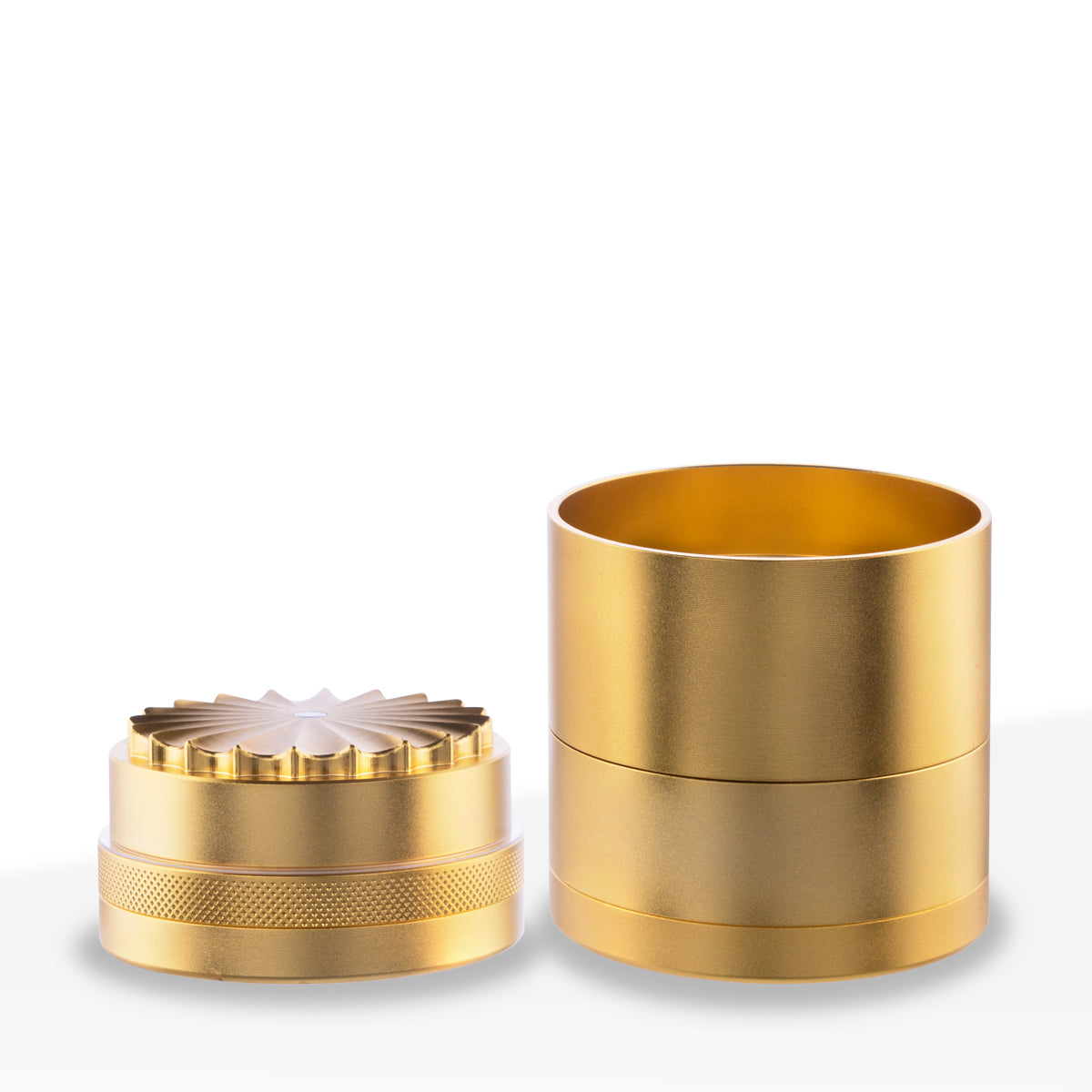 Herb Grinder | 5 Piece Wave Toothless | 2.5" / 63mm - Aluminum