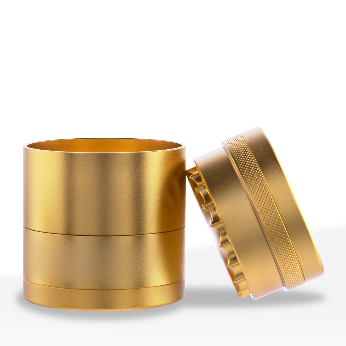 Herb Grinder | 5 Piece Wave Toothless | 2.5" / 63mm - Aluminum