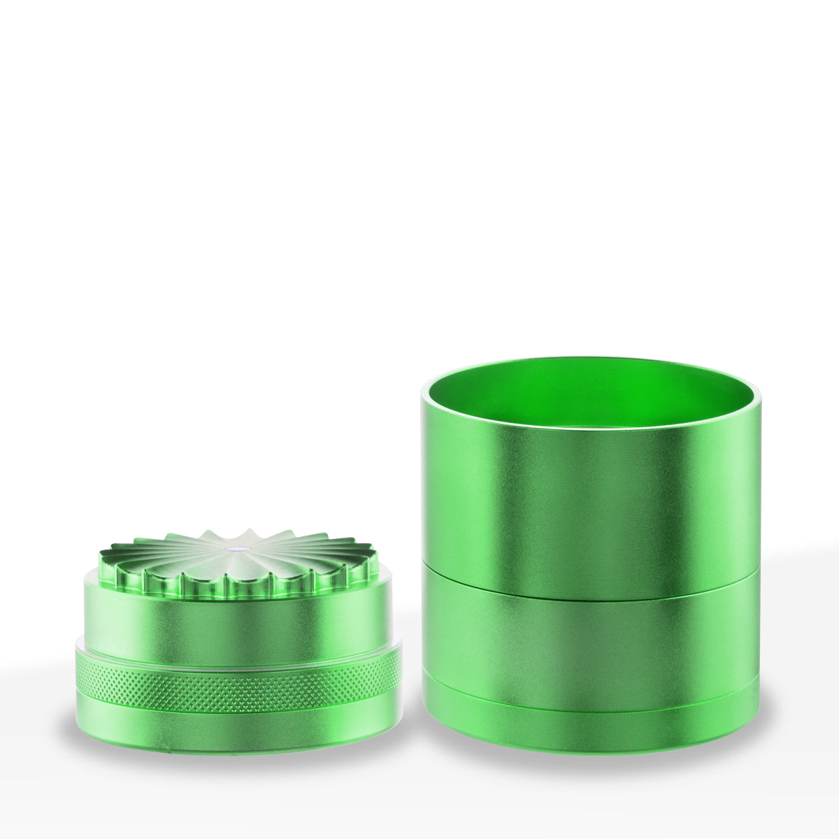 Herb Grinder | 5 Piece Wave Toothless | 2.5" / 63mm - Aluminum