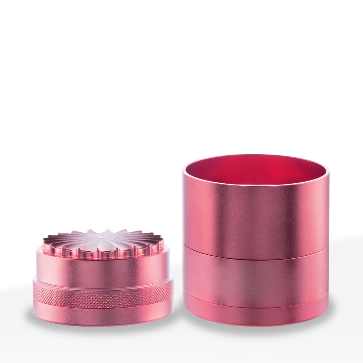 Herb Grinder | 5 Piece Wave Toothless | 2.5" / 63mm - Aluminum