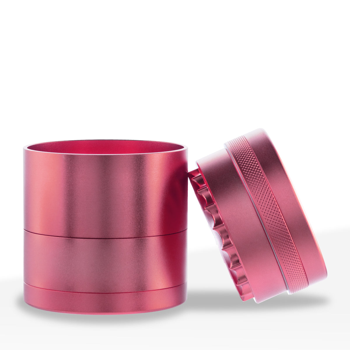 Herb Grinder | 5 Piece Wave Toothless | 2.5" / 63mm - Aluminum