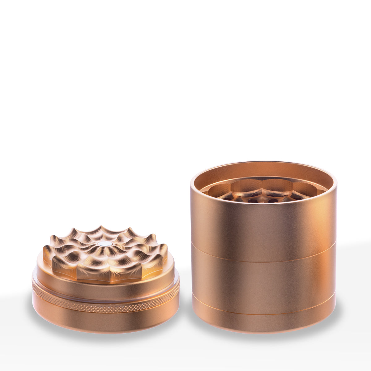 Herb Grinder | 5 Piece AI-Designed Webbed Toothless | 2.5" / 63mm - Aluminum