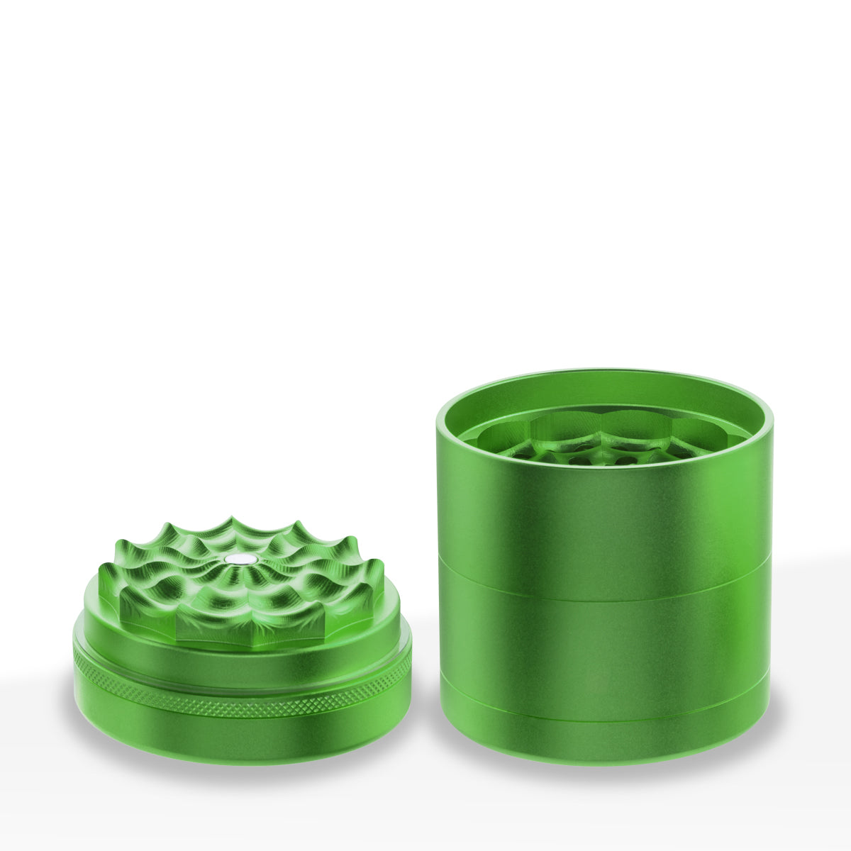 Herb Grinder | 5 Piece AI-Designed Webbed Toothless | 2.5" / 63mm - Aluminum