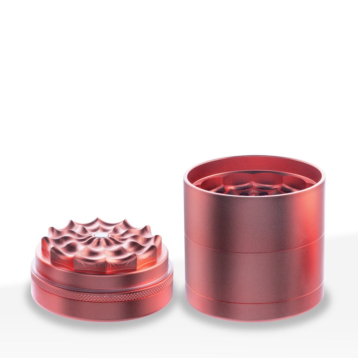 Herb Grinder | 5 Piece AI-Designed Webbed Toothless | 2.5" / 63mm - Aluminum