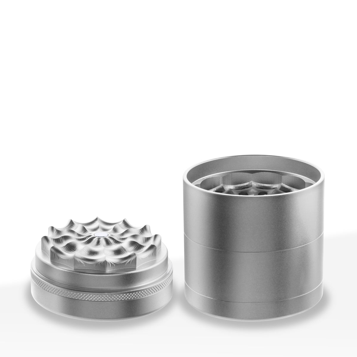 Herb Grinder | 5 Piece AI-Designed Webbed Toothless | 2.5" / 63mm - Aluminum