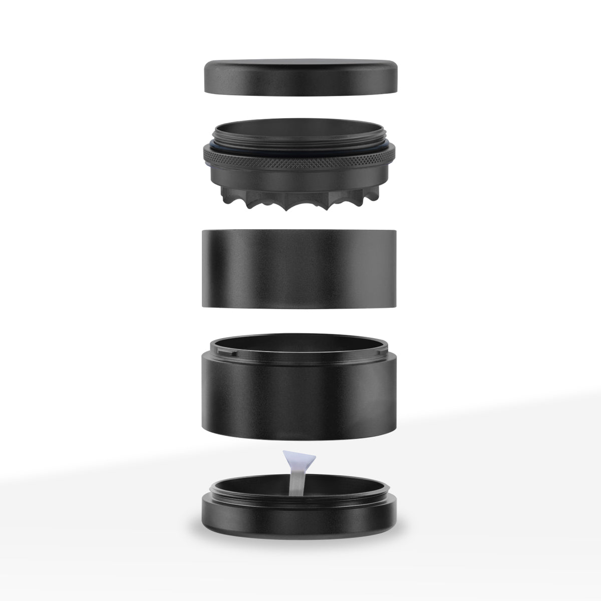 Herb Grinder | 5 Piece AI-Designed Webbed Toothless | 2.5" / 63mm - Aluminum