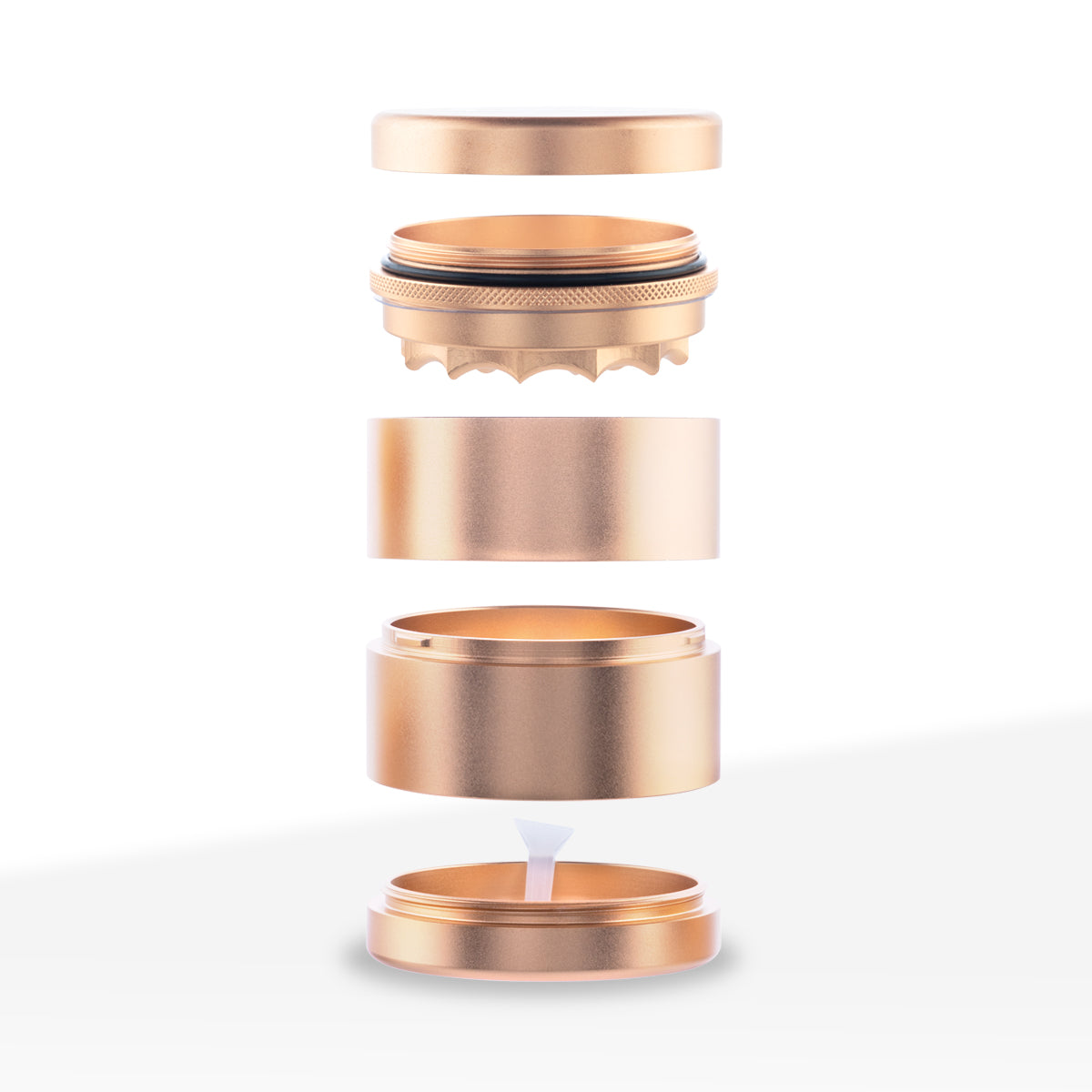 Herb Grinder | 5 Piece AI-Designed Webbed Toothless | 2.5" / 63mm - Aluminum