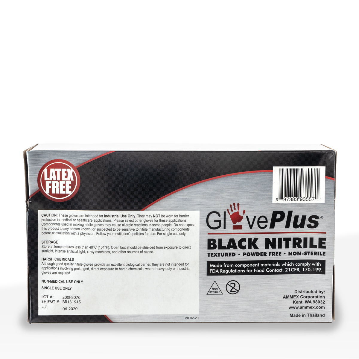 Nitrile Gloves | Powder Free - Black| Extra Large - 100 Count - Biohazard Inc