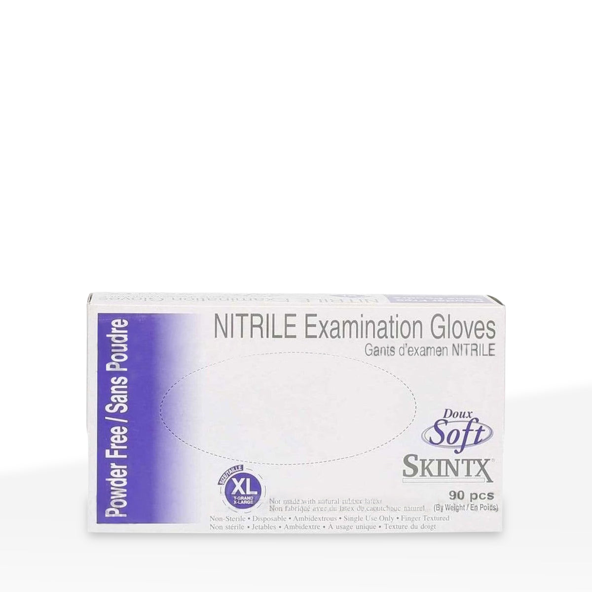 SKINTX | Soft Nitrile Powder-Free Gloves | Blue - Various Sizes - Biohazard Inc
