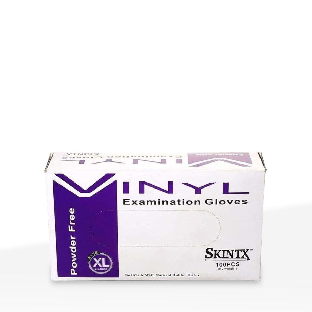 SKINTX | Powder-Free Vinyl Gloves | White - Extra Large - 100 Count - Biohazard Inc