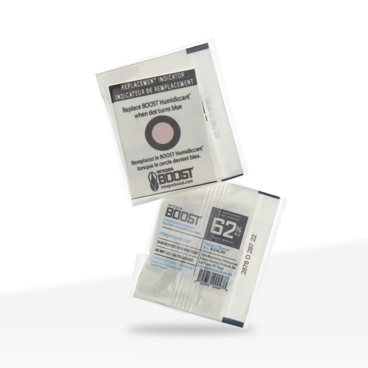 INTEGRA™ | BOOST Humidity Packs | 4 Grams - 62% - 100 Count - Biohazard Inc