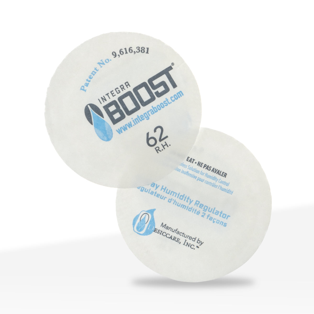 INTEGRA™ | BOOST Cap Liner Humidity Packs | 51mm - 62% - 3500 Count Biohazard Inc