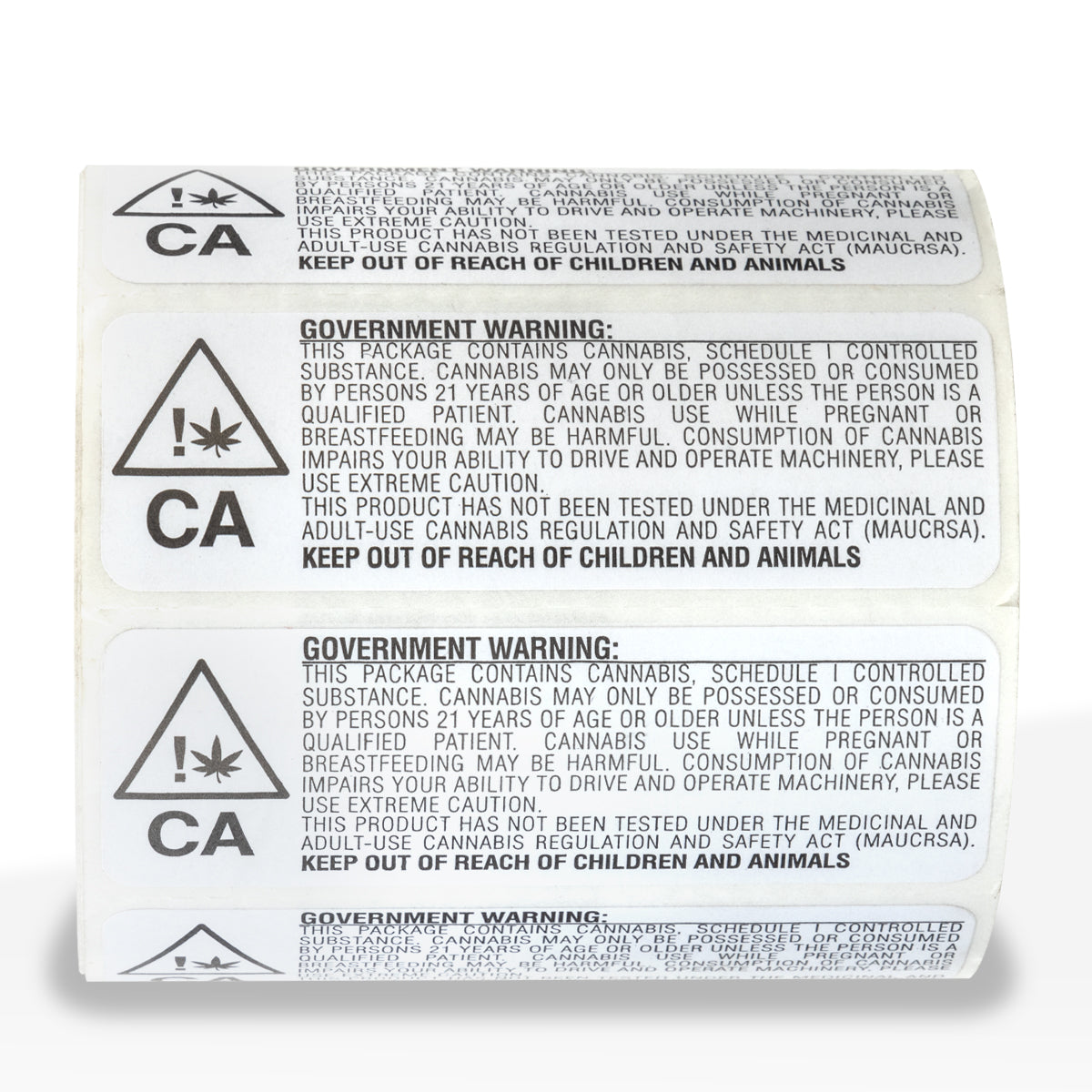 Rx Medical Compliant Warning | 1" x 3" | 1000 Count Biohazard Inc