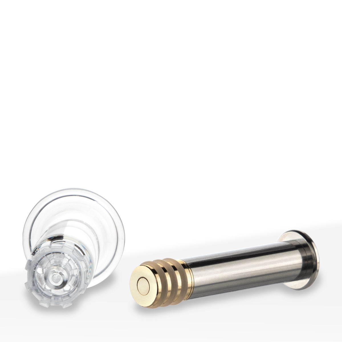 Luer Lock | Concentrate Glass Syringe w/ Gold Plunger - 1mL 100 Count Biohazard Inc