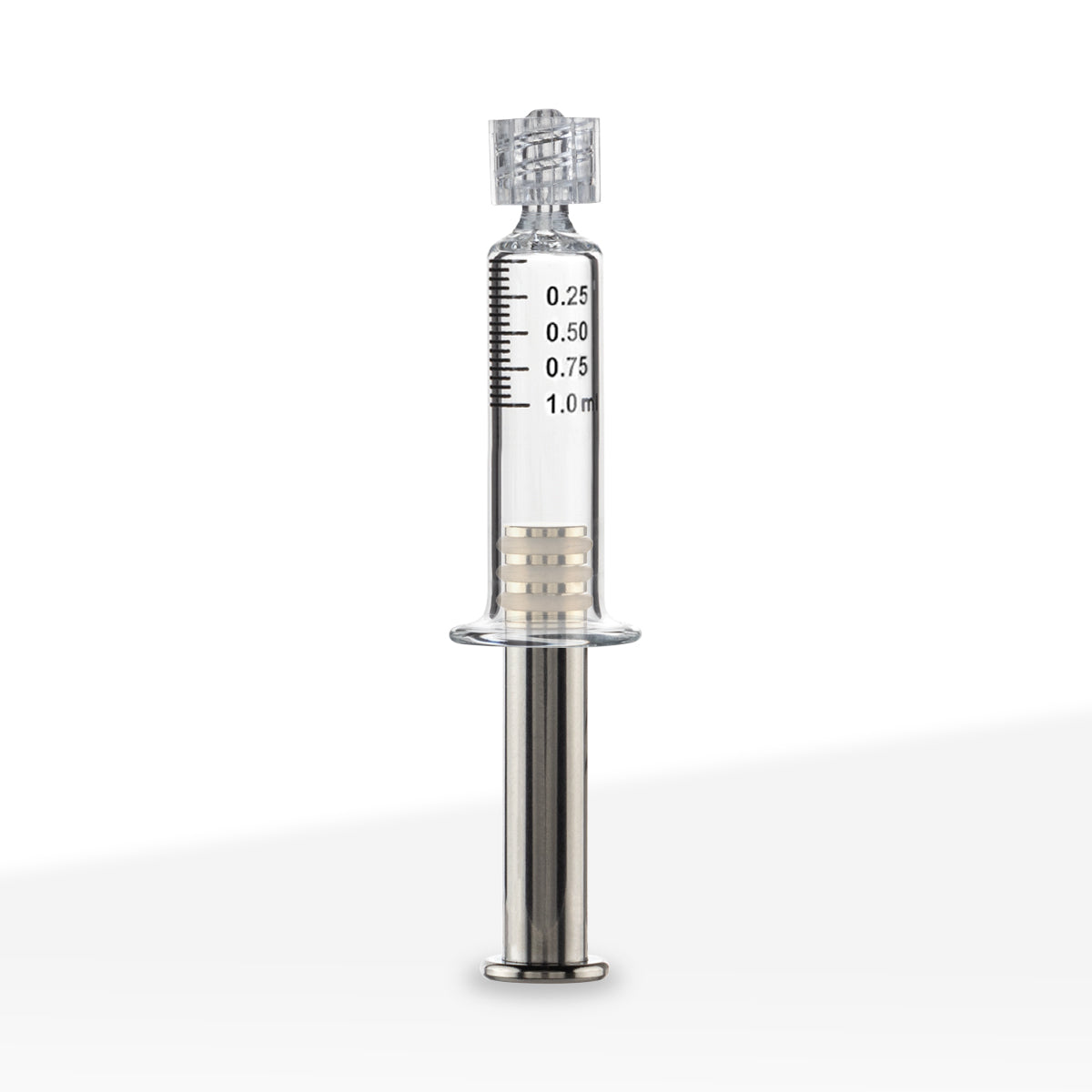 Luer Lock | Concentrate Glass Syringe w/ Gold Plunger - 1mL 100 Count Biohazard Inc