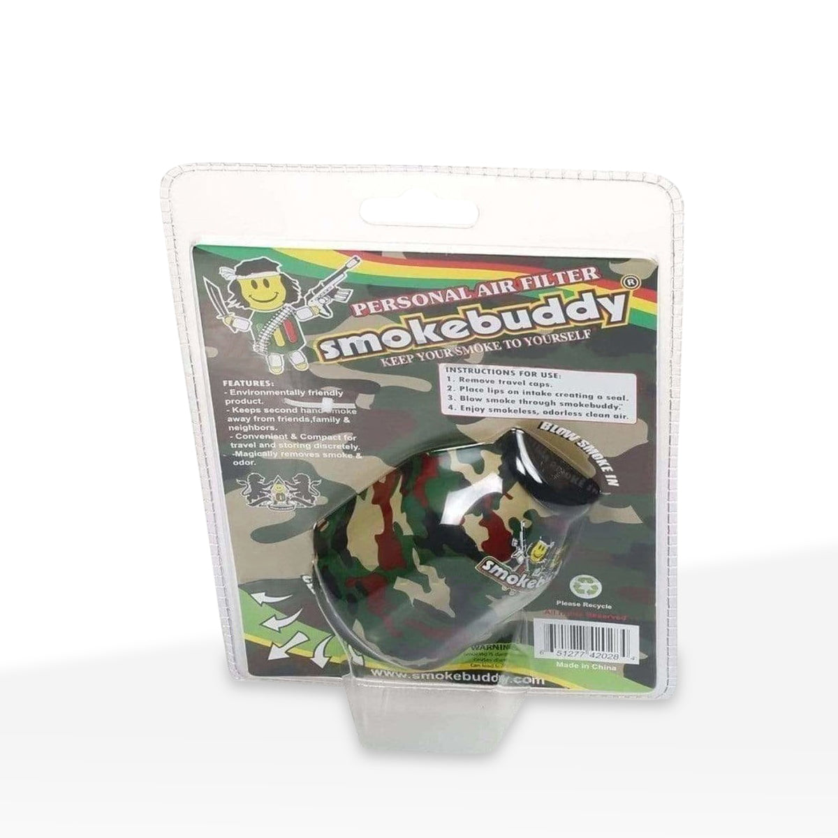 Smoke Buddy | Large - Camo Biohazard Inc