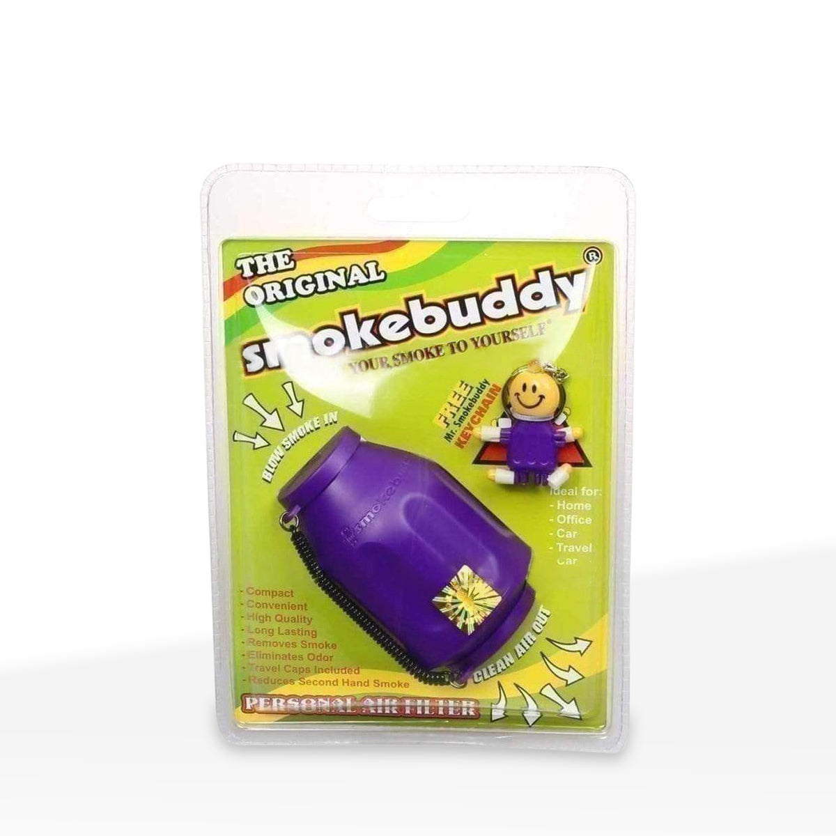 Smoke Buddy | Large - Purple Biohazard Inc
