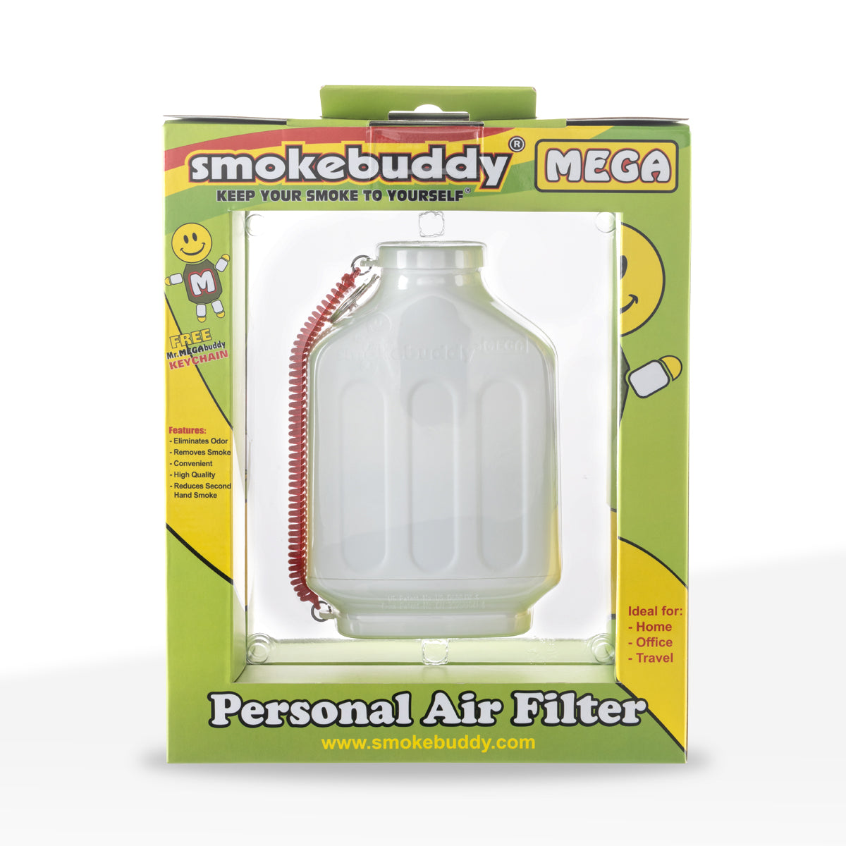 Smoke Buddy | Mega - White Biohazard Inc
